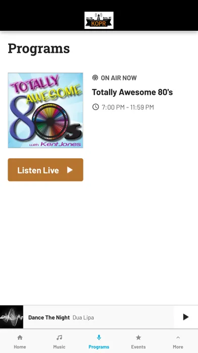 Zrzuty ekranu KOPR 94.1