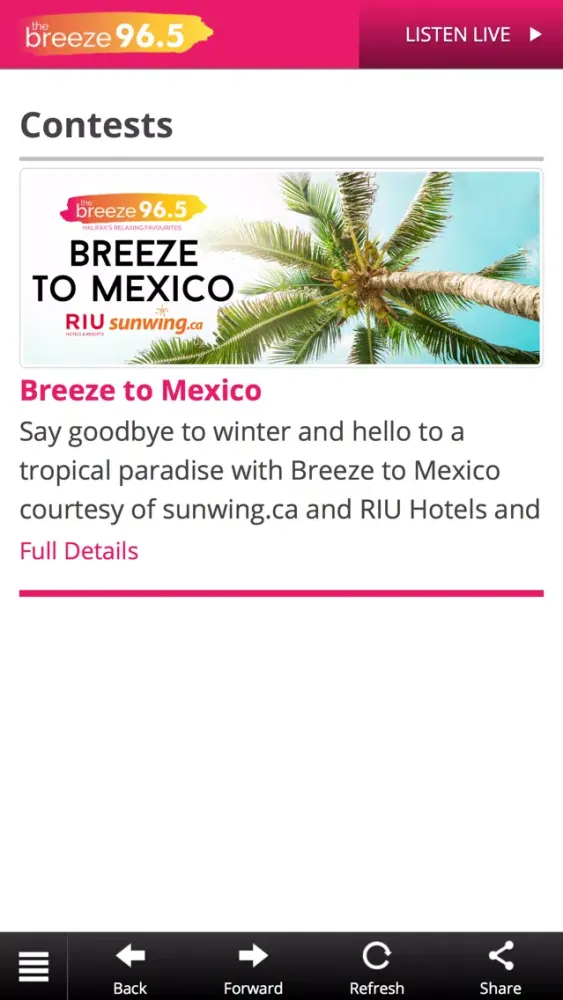 96.5 The Breeze 스크린샷