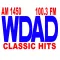 WDAD AM 1450 100.3 FM