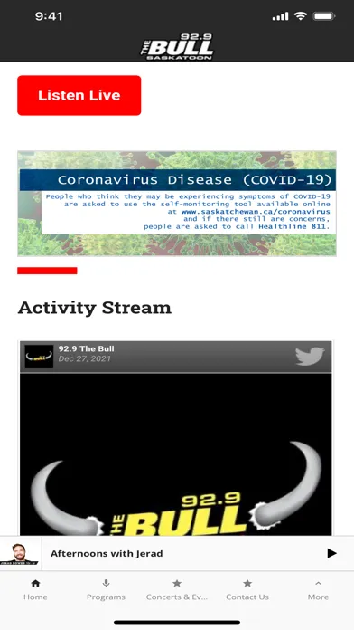 Capturas de pantalla de 92.9 The Bull