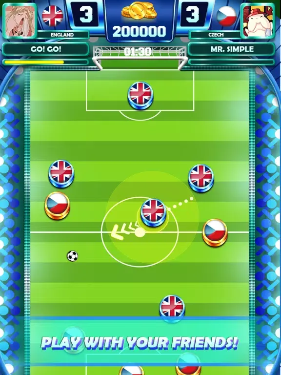 Slide Soccer Strategy iPad  Screenshots