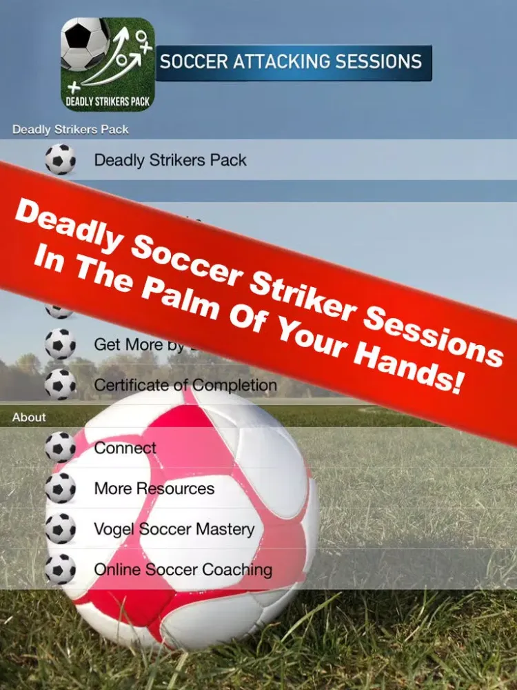 صور Soccer Attacking Sessions iPad 