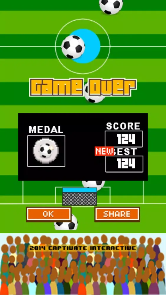 Capturas de pantalla de Soccer Ball Drop Game - Score Goals