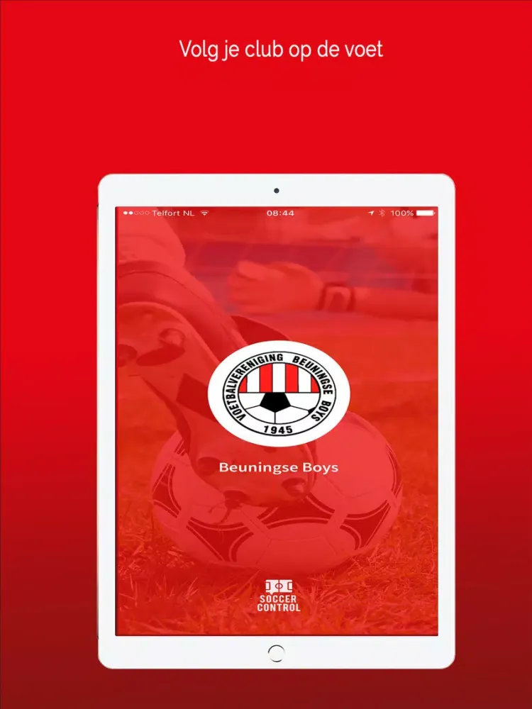 Ảnh chụp màn hình của V.V. Beuningse Boys iPad 
