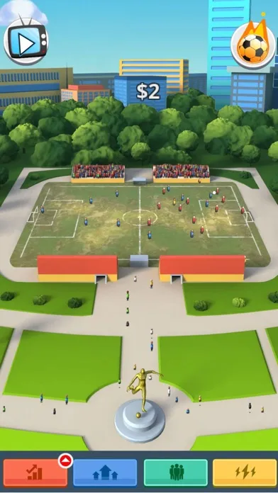 Скриншоты Soccer King：Click Stadium