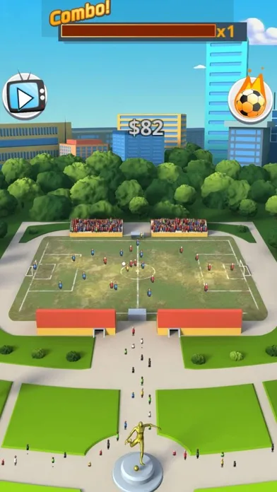 Скриншоты Soccer King：Click Stadium