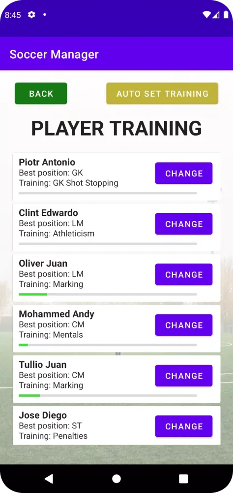 Скриншоты Soccer Manager