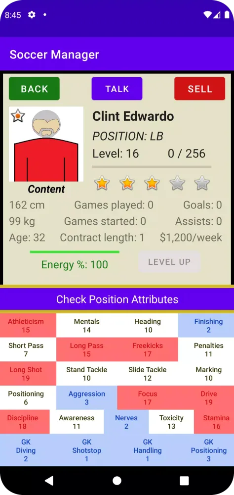 Скриншоты Soccer Manager