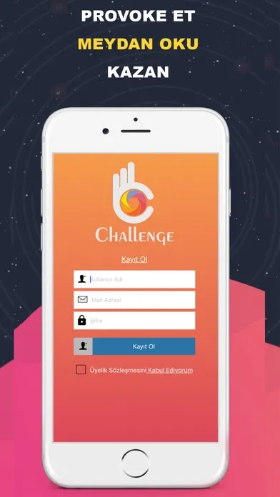 Challenge App Screenshots