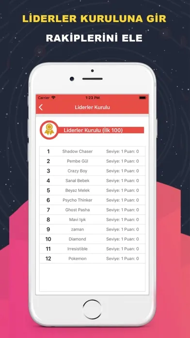 Challenge App Screenshots