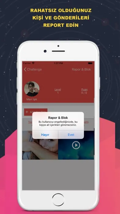 Challenge App Screenshots