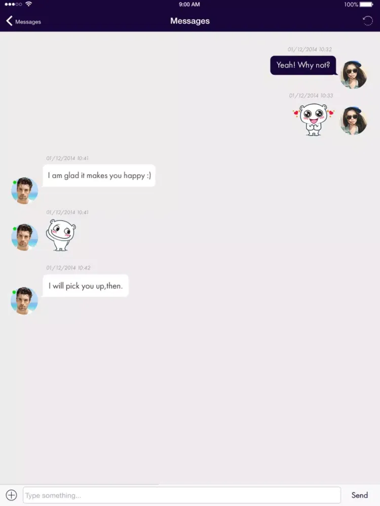 Capturas de tela do Date Way - Chat and Dating App iPad 