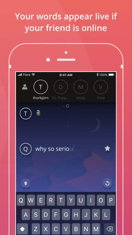 Скриншоты Flare - Fastest messenger ever