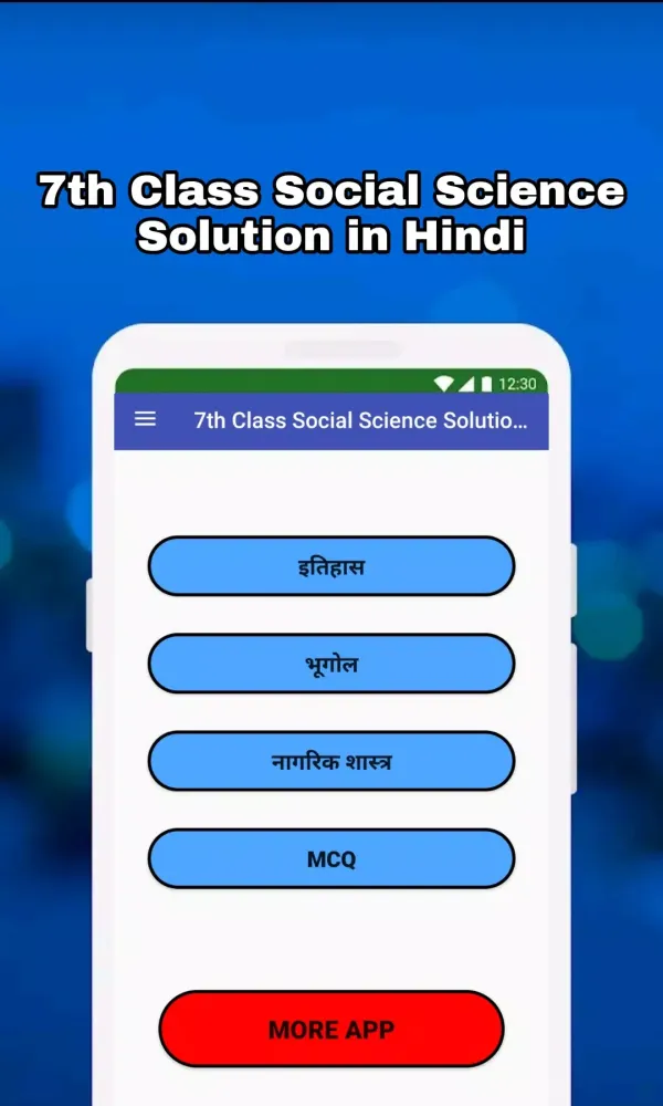 Capturas de pantalla de 7th Class SST Solution Hindi