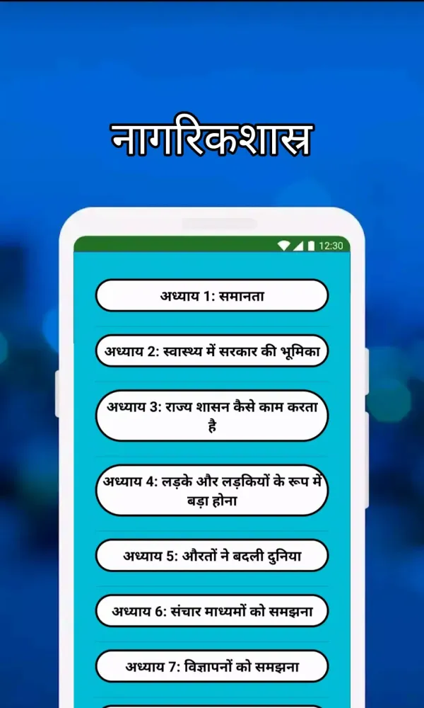 Capturas de pantalla de 7th Class SST Solution Hindi
