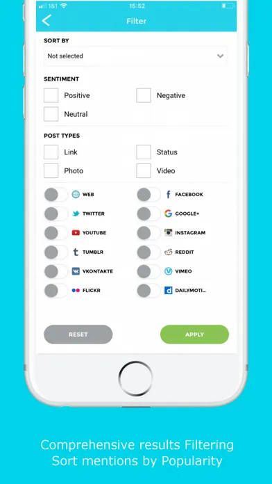 Social Searcher Screenshots
