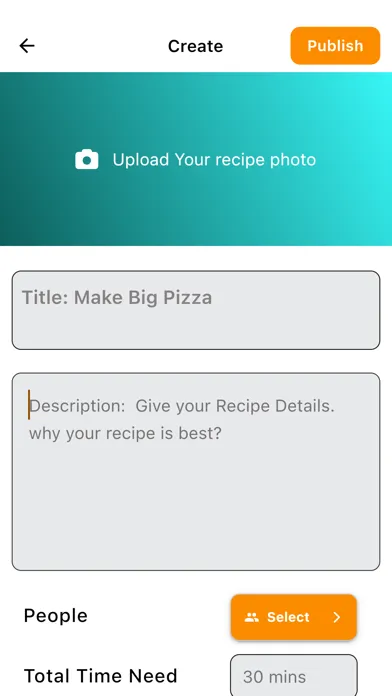 Captures d'écran de Tasty Food Recipes for Cooking