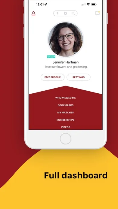 Tangkapan skrin Social ASL Community App