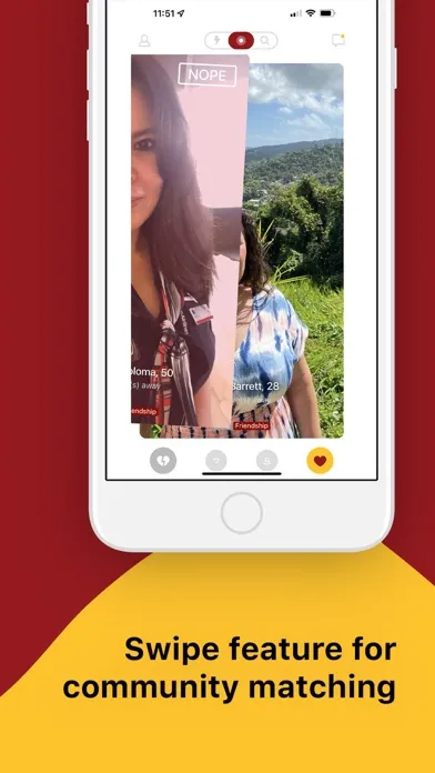 Tangkapan skrin Social ASL Community App