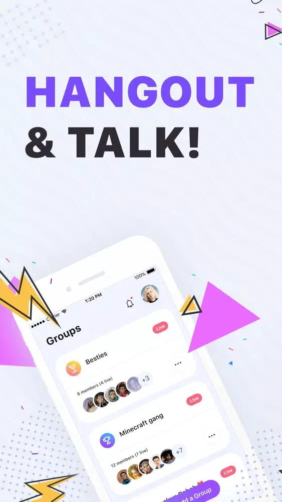 Shout! - Hangout & Talk 스크린샷