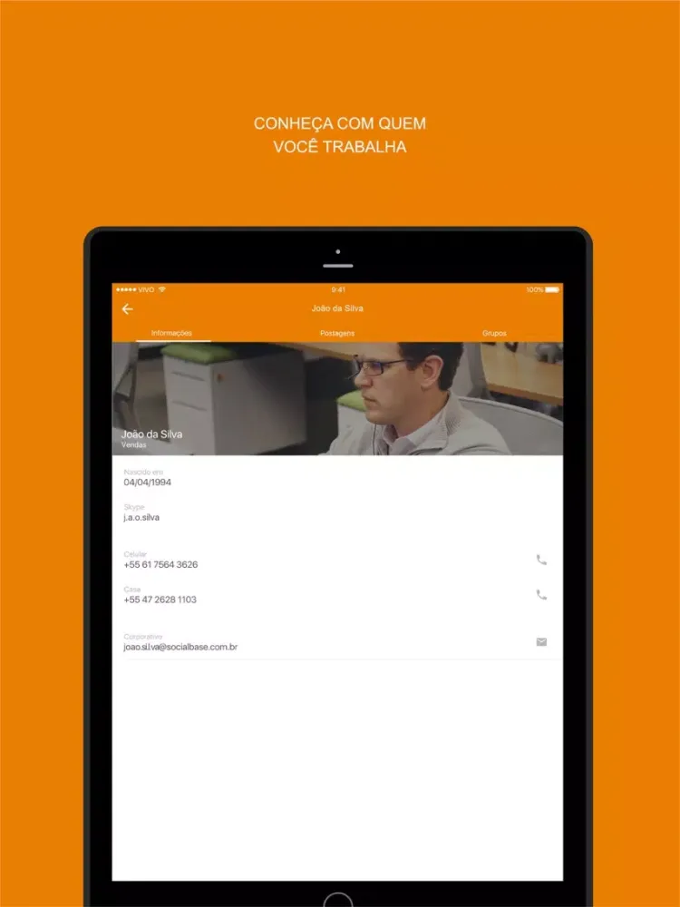 Ảnh chụp màn hình của Rede Colaborativa Capemisa iPad 
