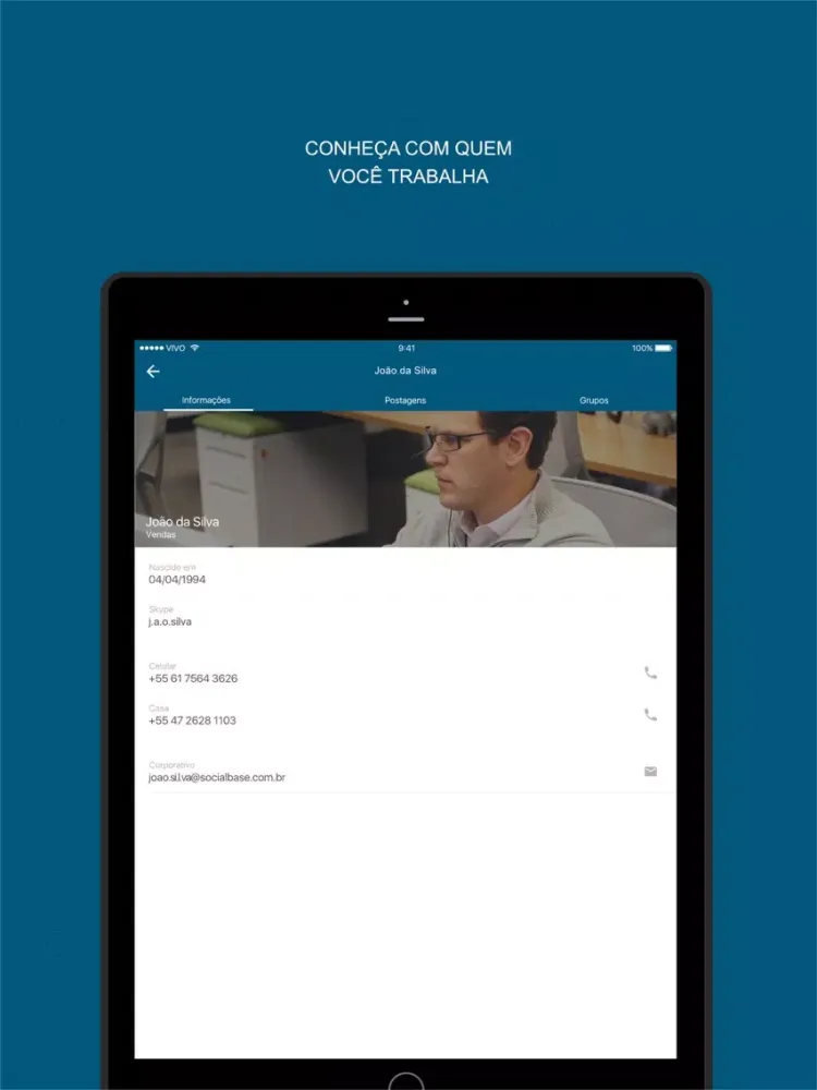 RedeFaz iPad  Screenshots