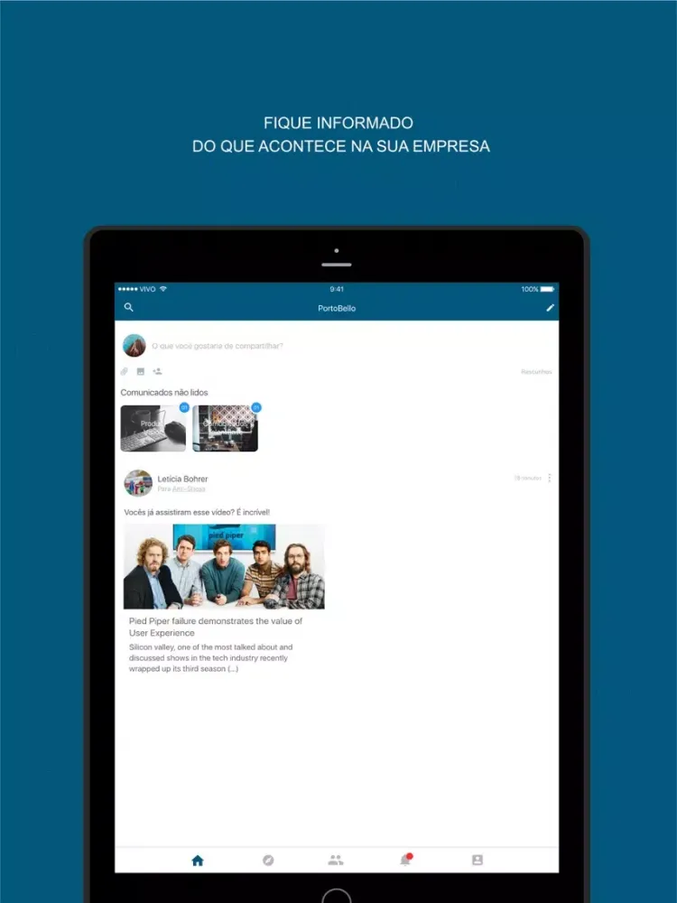 Rede Portobello iPad 应用截图
