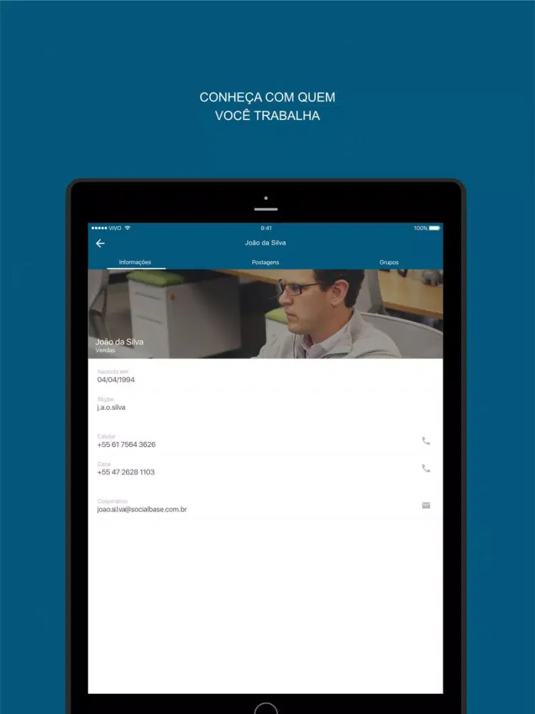 Rede Portobello iPad 应用截图