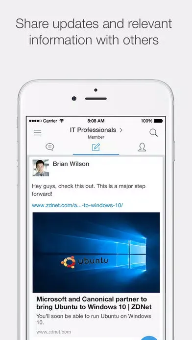 VMware Socialcast Ekran Görüntüleri