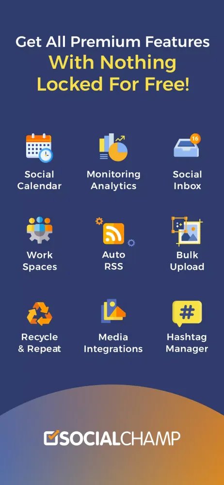 Social Champ سکرین شاٹس