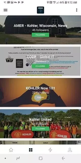 KOHLER Now Screenshots