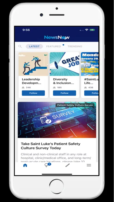 Zrzuty ekranu Saint Luke's NewsNow