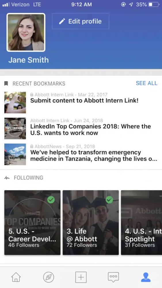 Abbott Intern Link Ekran Görüntüleri