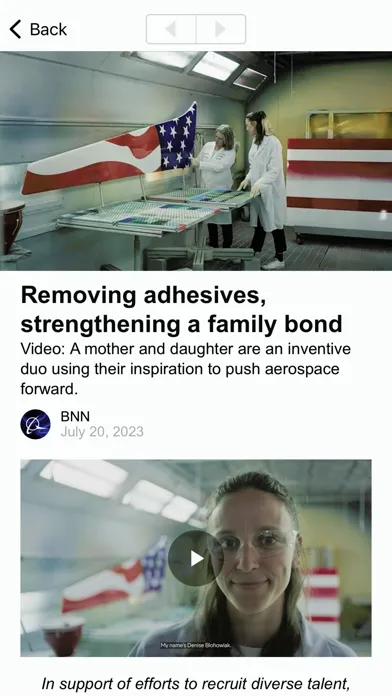 Скриншоты Boeing News Now