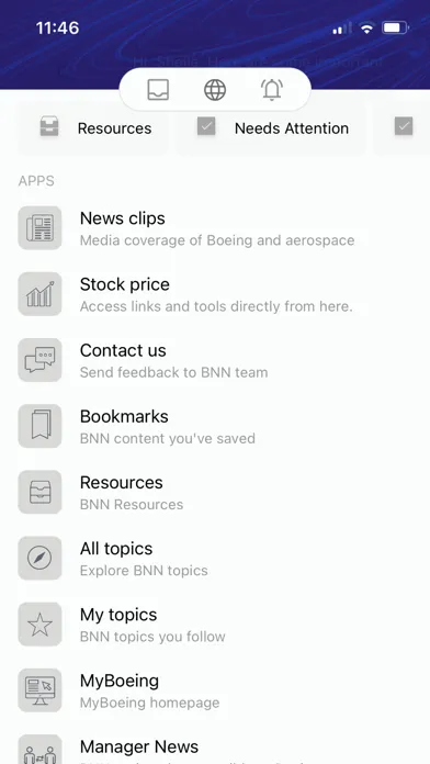 Скриншоты Boeing News Now