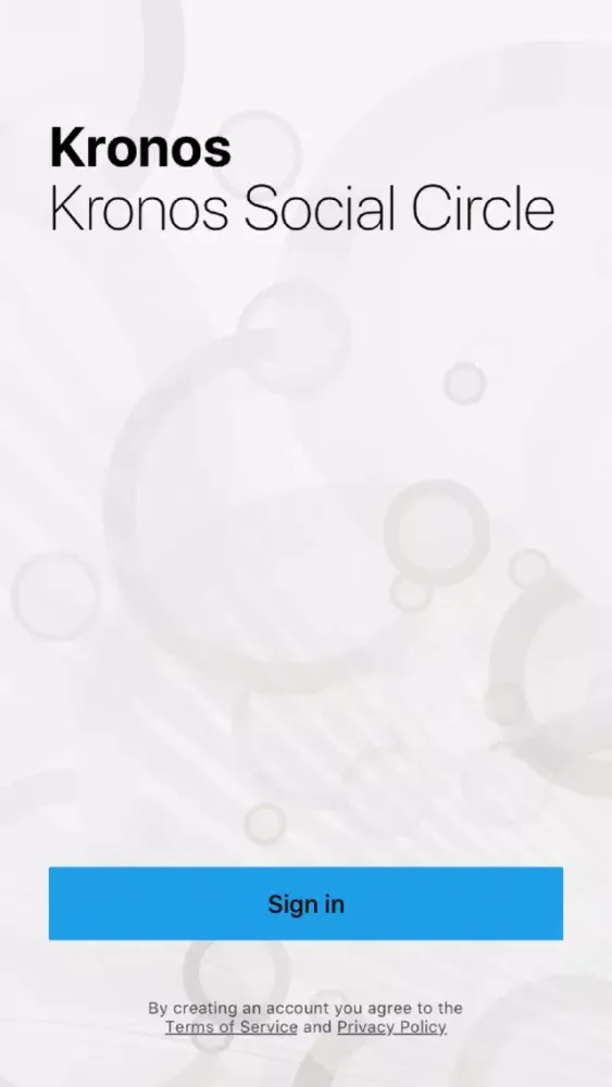 Kronos Social Circle應用截圖