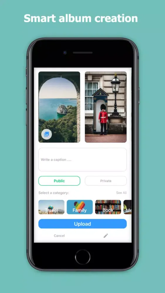 ภาพหน้าจอของ Live Cloud Photo－Thought Diary