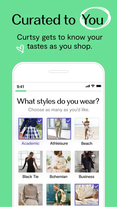 Curtsy — Thrifting, Delivered应用截图