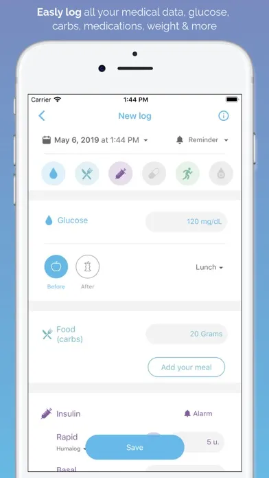 صور SocialDiabetes - Diabetes app