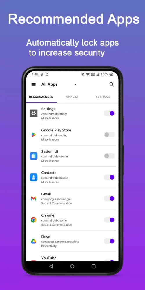 MX App Locker Screenshots