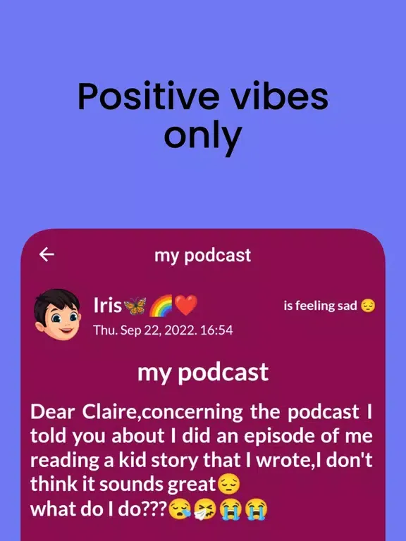 Dear Claire - Ai Diary Chat iPad  سکرین شاٹس