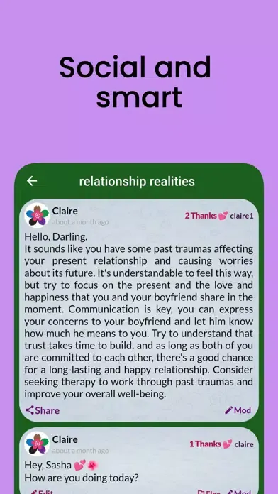 Dear Claire - Ai Diary Chat سکرین شاٹس