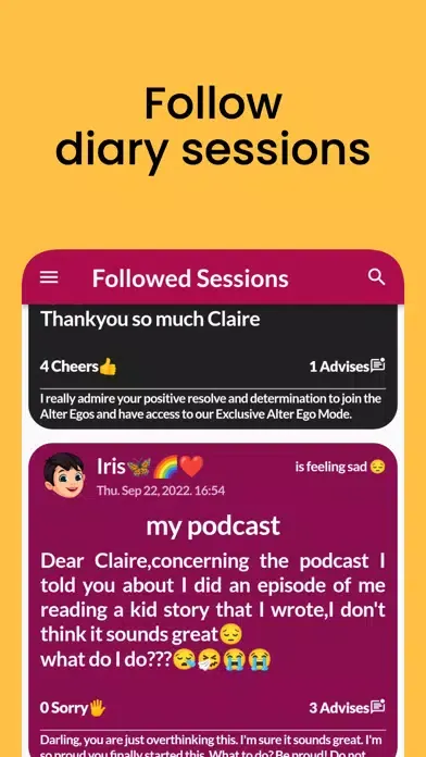 Dear Claire - Ai Diary Chat سکرین شاٹس