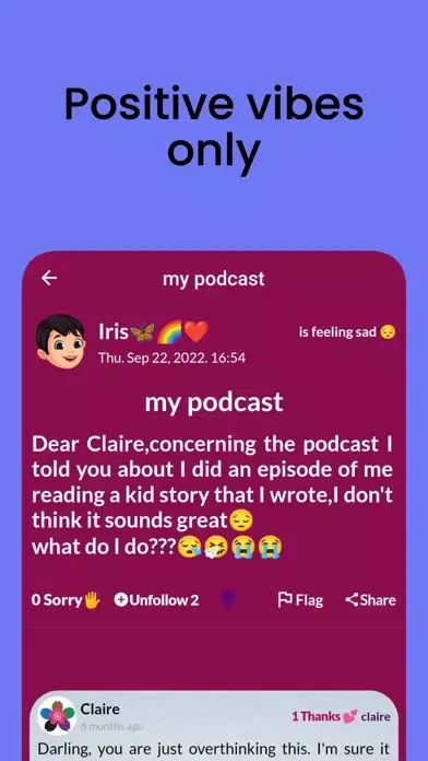 Dear Claire - Ai Diary Chat سکرین شاٹس