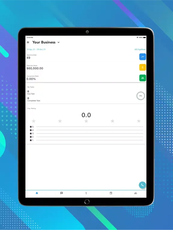 Social Fitness Network iPad  Screenshots