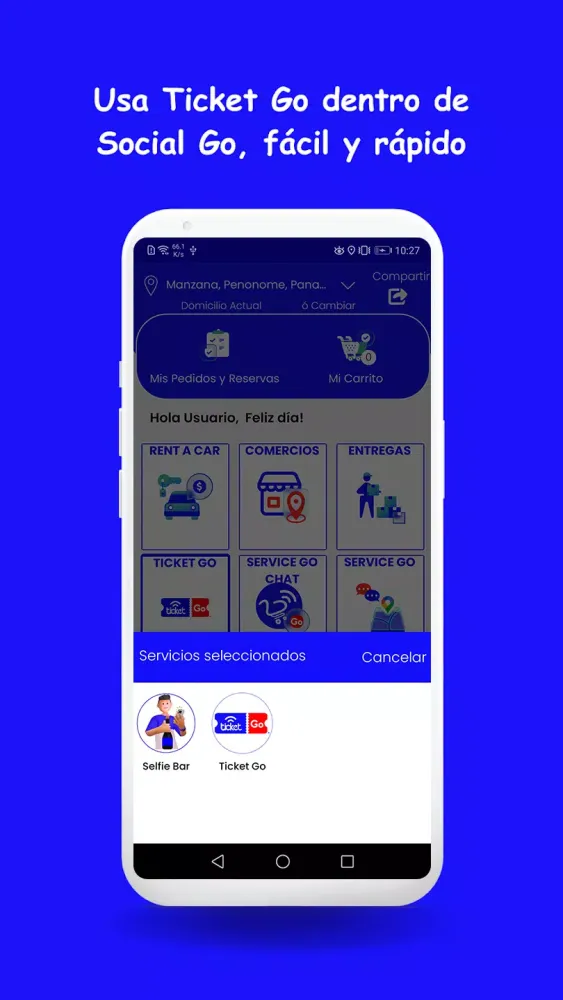 Screenshot di Social Go