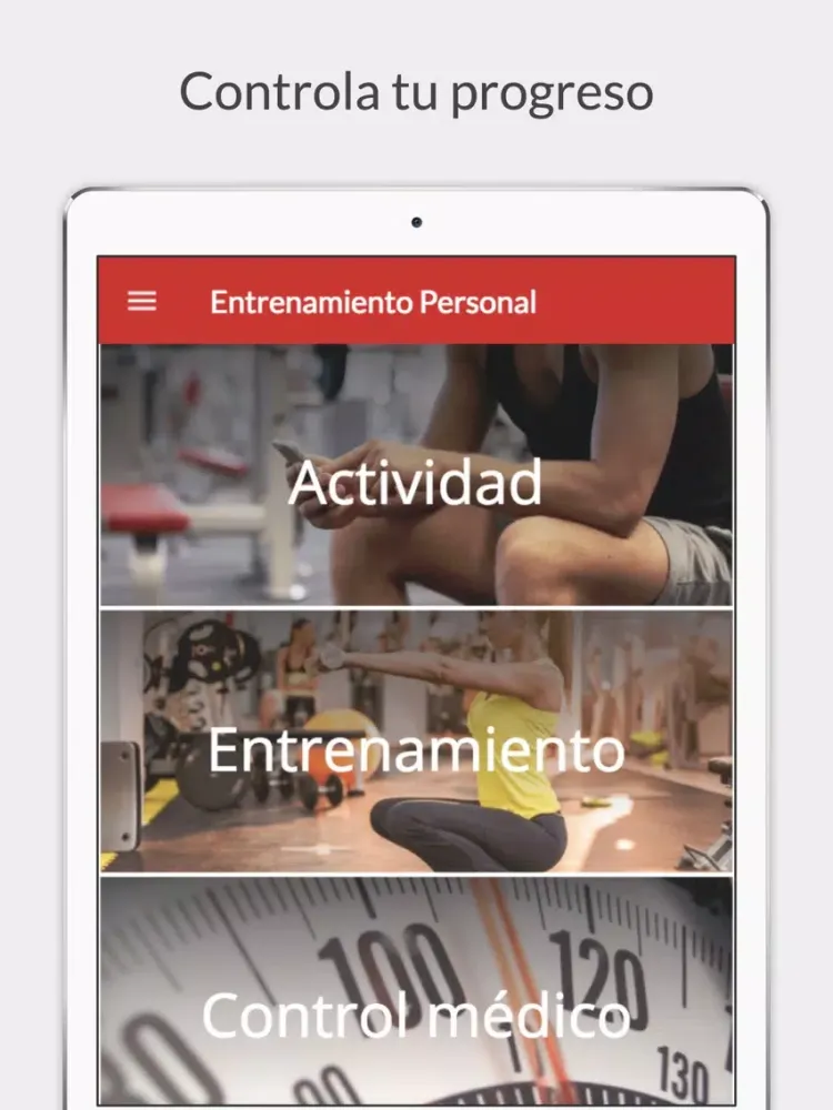 Ảnh chụp màn hình của Mi Coach APP iPad 