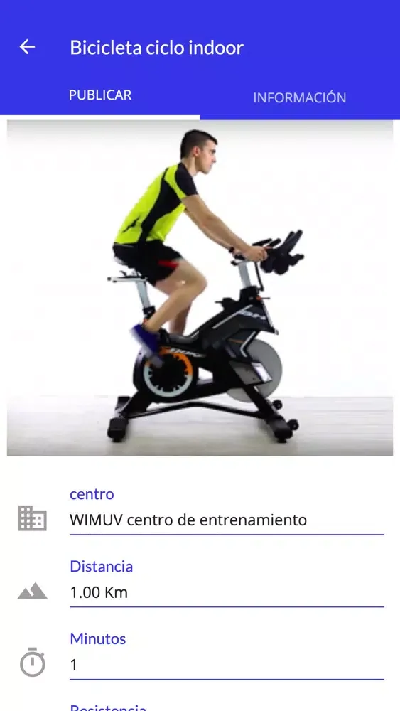Centro de entrenamiento Wimuv স্ক্রিনশট