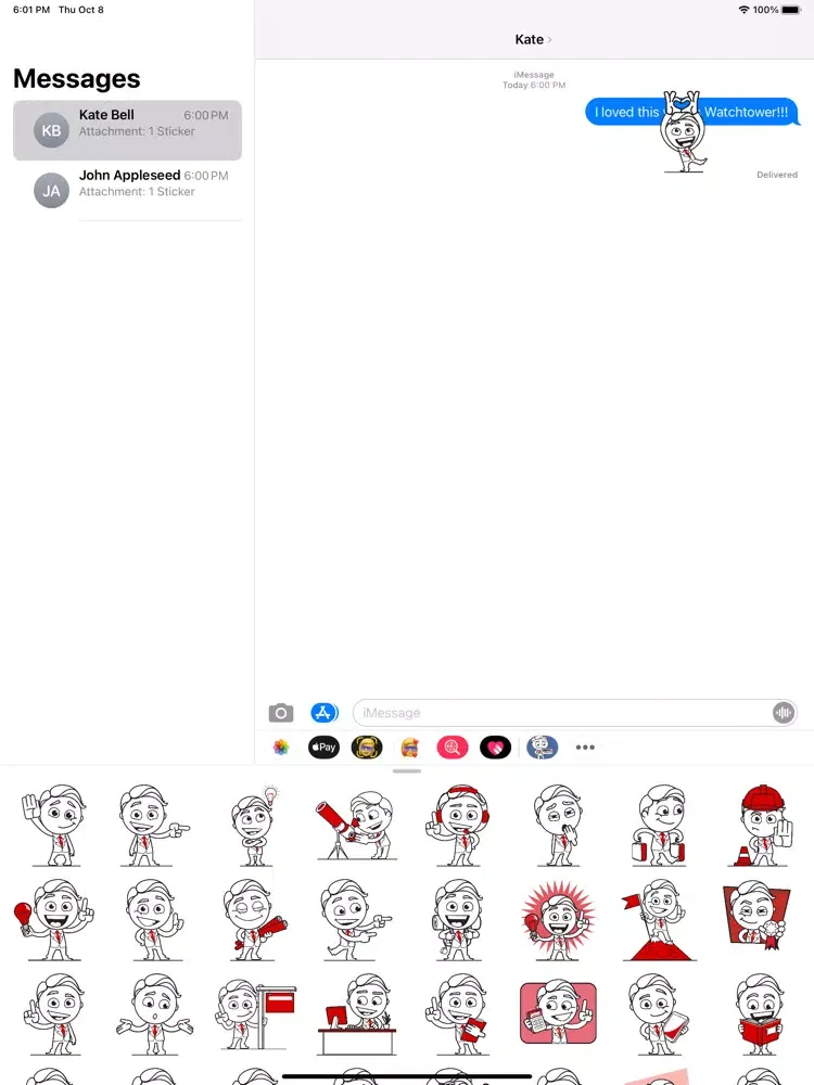 Capturas de tela do JW Brother iPad 
