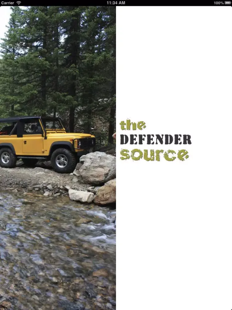 Land Rover Defender Community iPad  سکرین شاٹس